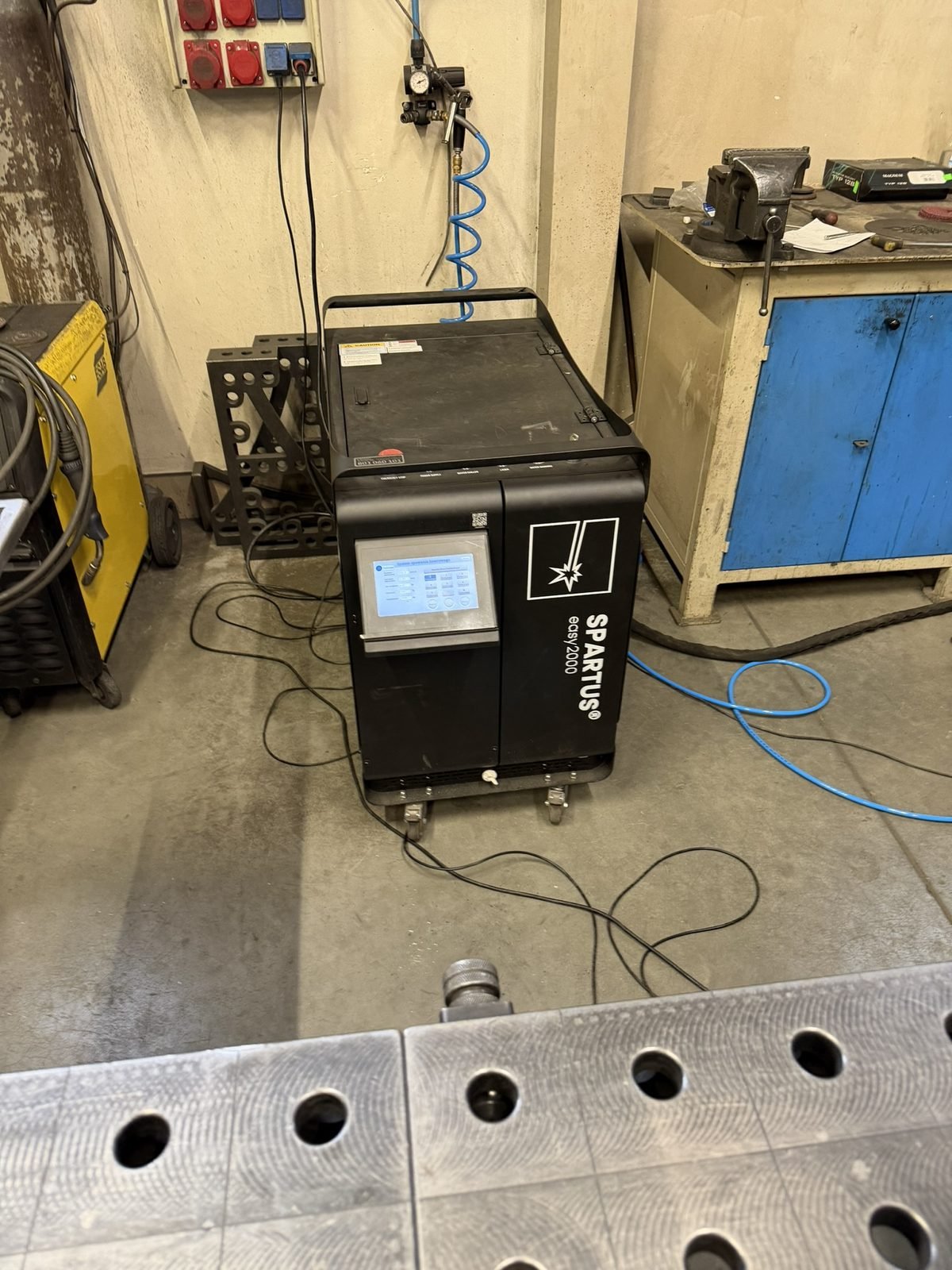 Welding equipment set up on the shop floor (photo 2 of 2)